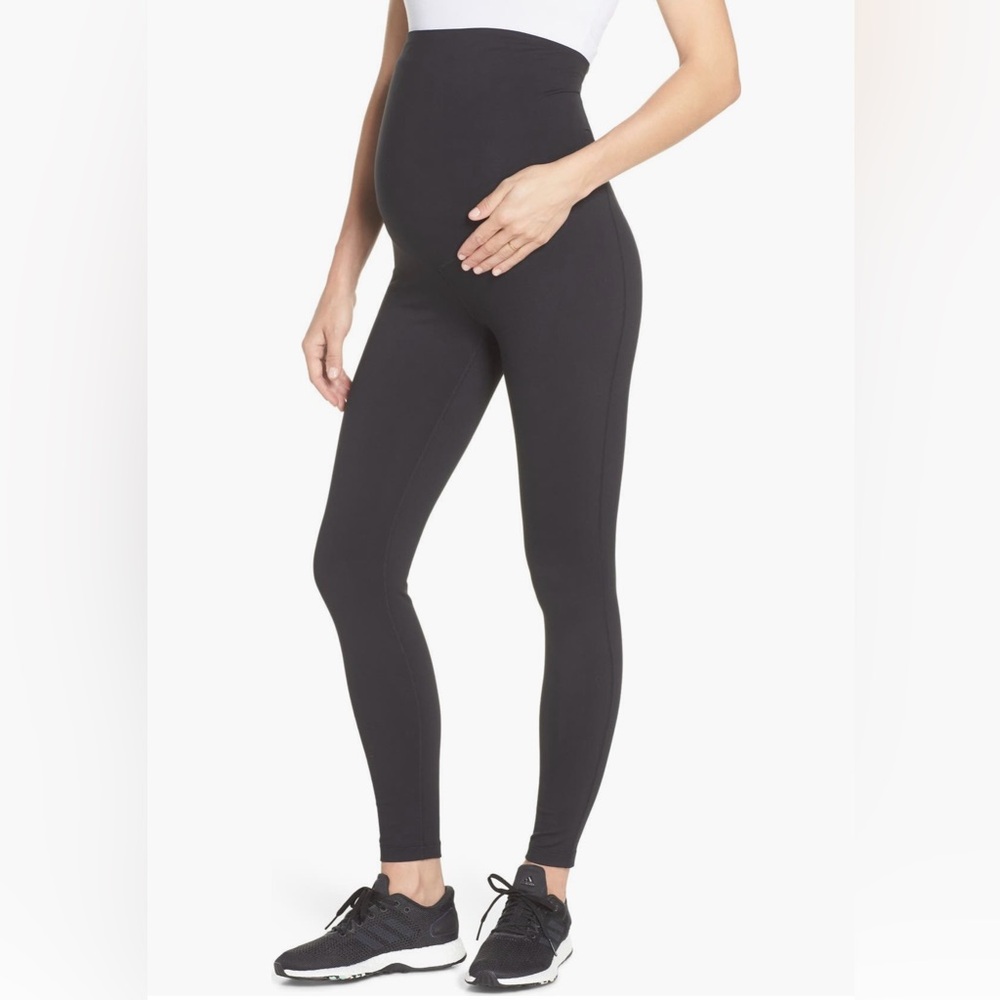 Zella | Live In (Black) Ankle Maternity Leggings sz L (Bundle of 3)